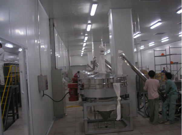 直（zhí）排篩使用現場（chǎng）