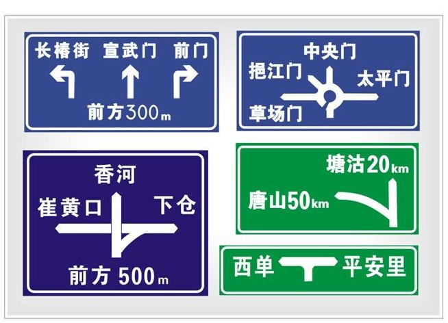 交（jiāo）通指路標誌牌